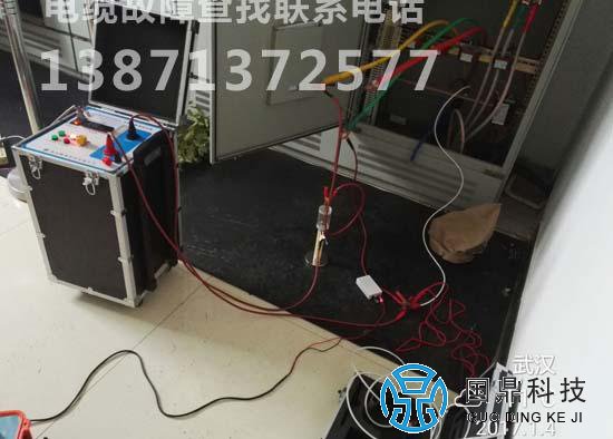 电缆故障探测仪工作现场