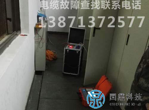 黑龙江电缆故障探测现场