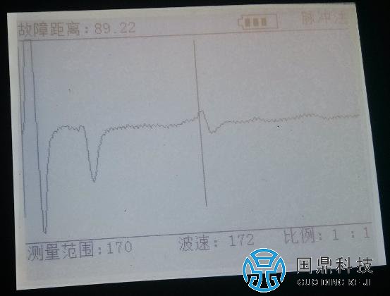 电缆故障测试仪测试接波形
